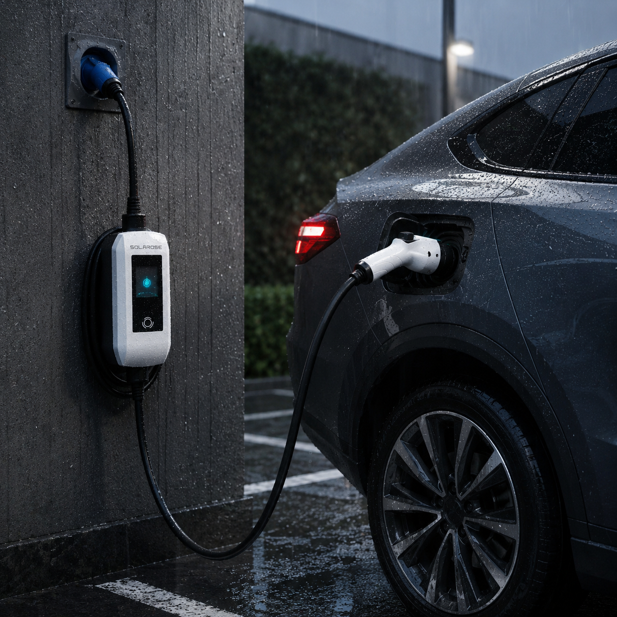 IP67 outdoor 7KW AC EV Charger for commercial and residential EV charging projects