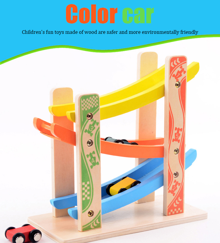 Wooden Educational Baby Developmental Toys Glider Multilayer Children Boys