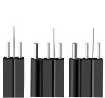 FIBER OPTIC 4 CORE 2km FTTH DROP CABLE SINGLE MODE FIBER OPTIC CABLE