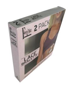 Wholesale Glossy Lamination Underwear Packaging Boxes Straight Tuck End White Card Paper from china suppliers