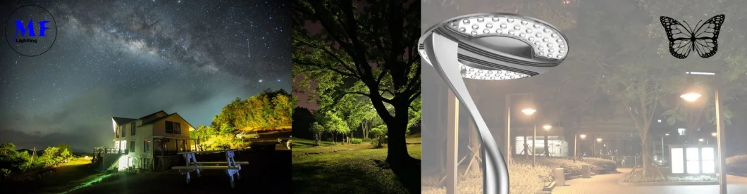 25W/50W/75W/120W IP65 1-10V/ Pmw/ Timer Dimming Garden Parking Lot Plaza Wall Highway Overpass Sidewalk Squares Schools LED Street Light