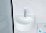 Shower Cabins White Acrylic ABS Tray 1700*1200*2150mm black aluminium