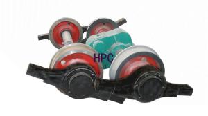 Wholesale Axle Assembly Flanged Steel Wheels , Motorized Transfer Trolley Polyurethane Railroad Wheels from china suppliers