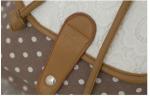 2016 new winter female European and American fashion jacquard material dot