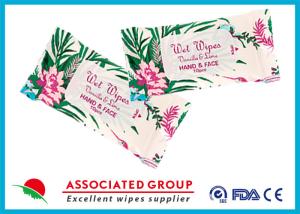Wholesale Personal Hygiene Wet Tissue Paper For Face , Unscented Feminine Wipes from china suppliers