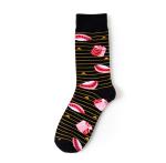 Trendy Men's Stylish gourmet burger pizza cartoon cotton socks creative