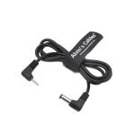 30cm 12VDC BMPCC DC Camera Power Cable Right Angle DC To 2.5 0.7mm