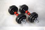 Strength training(weight lifting) adjustable 50kg Black Painting Dumbbell