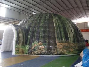 Wholesale Outside Airtight Printed Camping Inflatable Tent With UV - Resistance from china suppliers