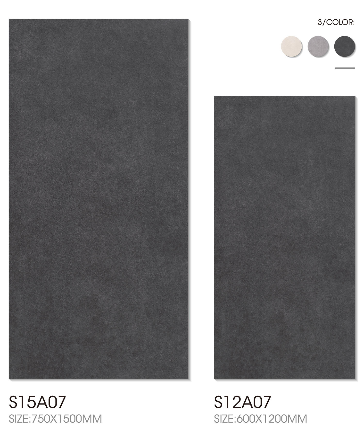 Deep Gray 48"X24" Starry Glaze Floor Decoration Porcelain Tile For Bathroom Antibacterial