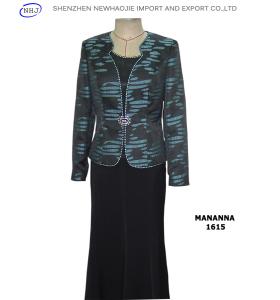 Wholesale ladies fashion skirt suit with long dress from china suppliers
