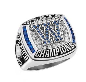 Wholesale 3D Design Silver CE Baseball Championship Rings from china suppliers
