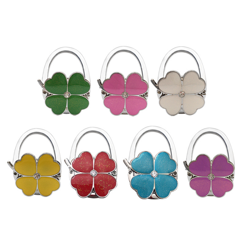 Folding Purse Table Hook Handbag Holder Custom Logo Bag Hanger