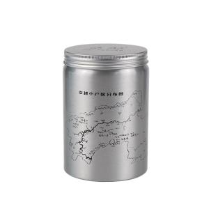 Wholesale 50ml To 2L Metal Empty Coffee Tin Packaging Hinged Aluminum Tin Canister For Food from china suppliers