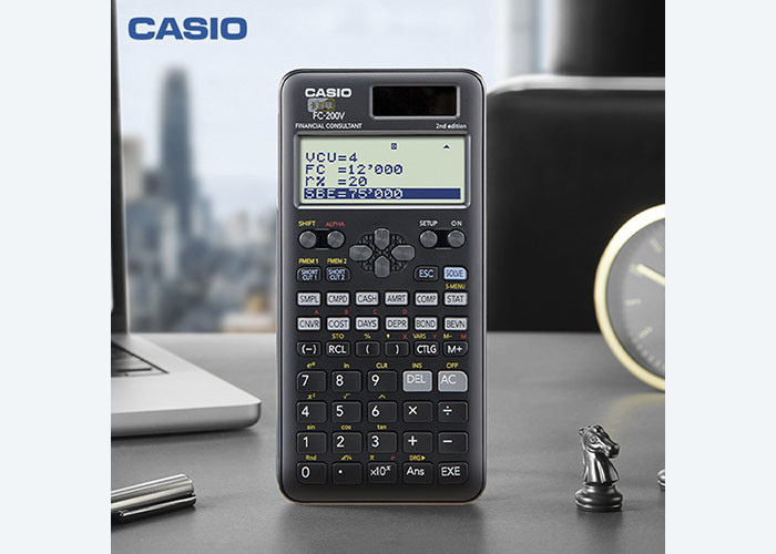 For Casio calculator FC-200V/100V new authentic financial management CFP/CFHP/RFP exam recommended