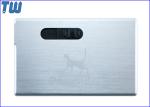 Metal Slip Credit Card 16GB Usb Flash Disk for Company Gift with Logo Printing