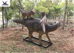 Life Size Animatronic Dinosaur Garden Ornaments Mother And Baby Garden Display