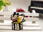 decorations Metal Brooch Pin ODM Available Skeleton guitarist Themed