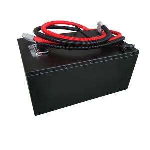 Wholesale Efficient Recharge Time 48 Volt Lithium Ion Forklift Battery 105AH Capacity 390x370x260mm from china suppliers