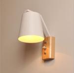 Nordic wood wall lamp The head of a bed wall lamps