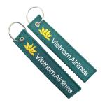 Vietnam Airlines Custom Embroidered Keyring Aviation Souvenir Lightweight