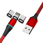 Aluminum Alloy Magnetic Fast Charge Magnetic Cable , High Speed Charging Data