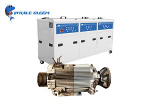 Wholesale High Frequency Ultrasonic Cleaner 3 Soak Tanks for Industrial Metal Belt 20-95C Adjustable Heater from china suppliers