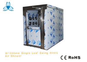 Wholesale Large Single Leaf Swing Doors Stainless Steel Air Shower Room With Three Blowing from china suppliers