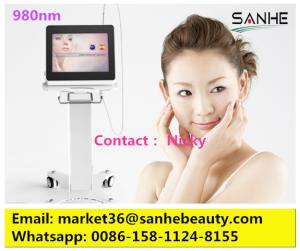 Wholesale beijing sanhe beauty 2016 Best spide vein and vascular removal by 980nm diode laser from china suppliers