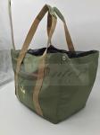 Large Capacity Green Reusable Folding Shopping Bags Non Toxic 42*28*24 CM