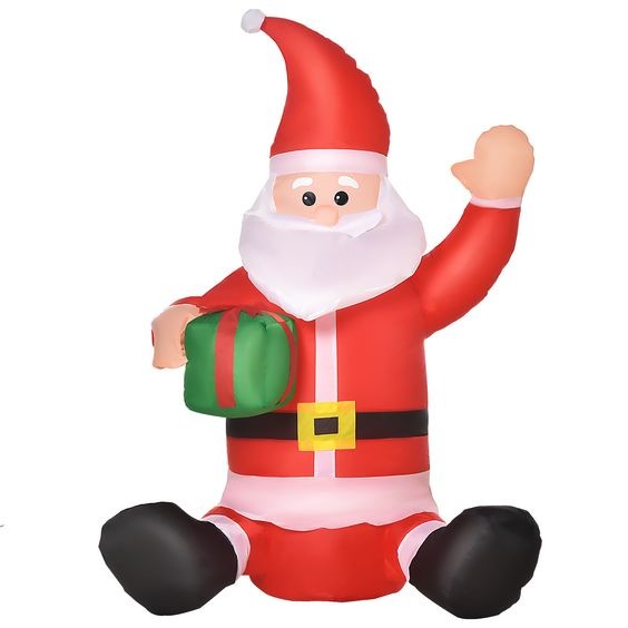 Customize Size Advertising Inflatable Santa Claus For Christmas Decoration
