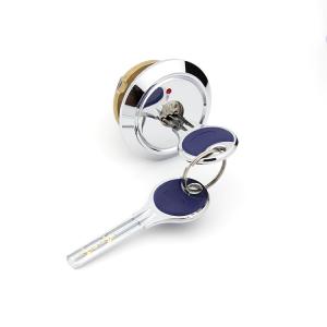 Wholesale Chrome Finish Pin Tumbler Lock Curved Cylinder Long Working Life Span from china suppliers