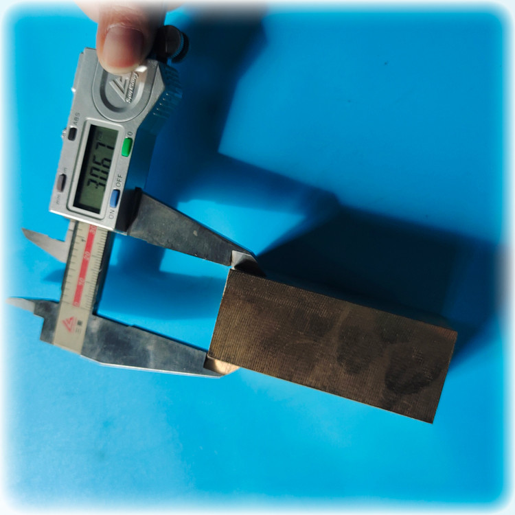 QBe2 Beryllium Copper Alloy C17200 Flat Bar Size 30x35x75mm