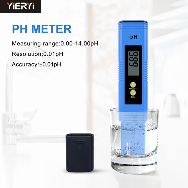 LR44 Batteries LCD Pen Aquarium Pool Digital PH Meter