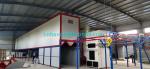 Monocyclone Automatic Powder Coating Production Line For Steel Parts