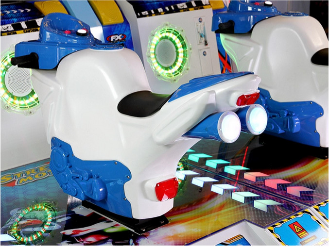 42'' Lcd Super Motorcycle Racing Arcade Machine For 2 Players 1 Year Warranty