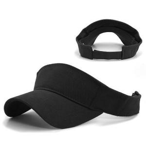 Wholesale Adult Sun Visor Women's Hats Brushed Cotton Contrasting Trim Unisex Tennis Golf from china suppliers