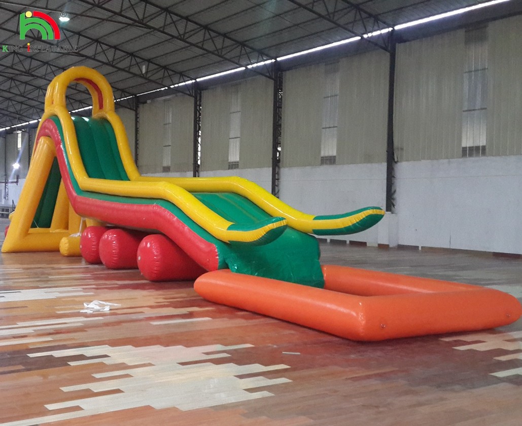 Inflatable Playground Obstacle Sports Field Inflatable Water Slide with Pool