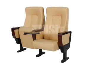 Wholesale Strong Steel Structure Padded Church Chairs Modern Appearance With Writing Tablet from china suppliers