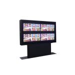 43 49 55 Inch Outdoor Digital Signage Lcd 1200 Nits Stand Alone USB Version
