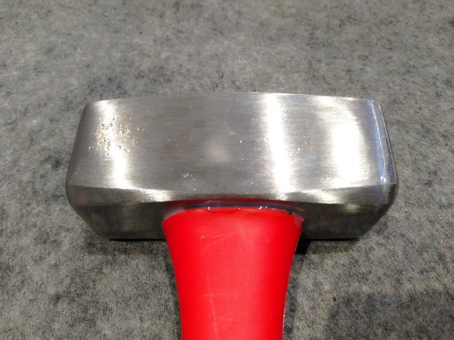 German Type Forged carbon steel Hand Stoning Club Hammer with 3 Colors Plastic handle (XL0070)