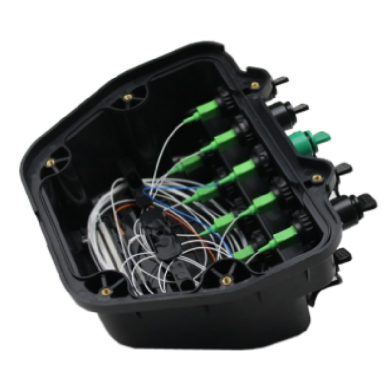 IP67 Fiber Optic FTTH 1X8/16 Core Fat Pre-Terminated Distribution Box with PC ABS Material