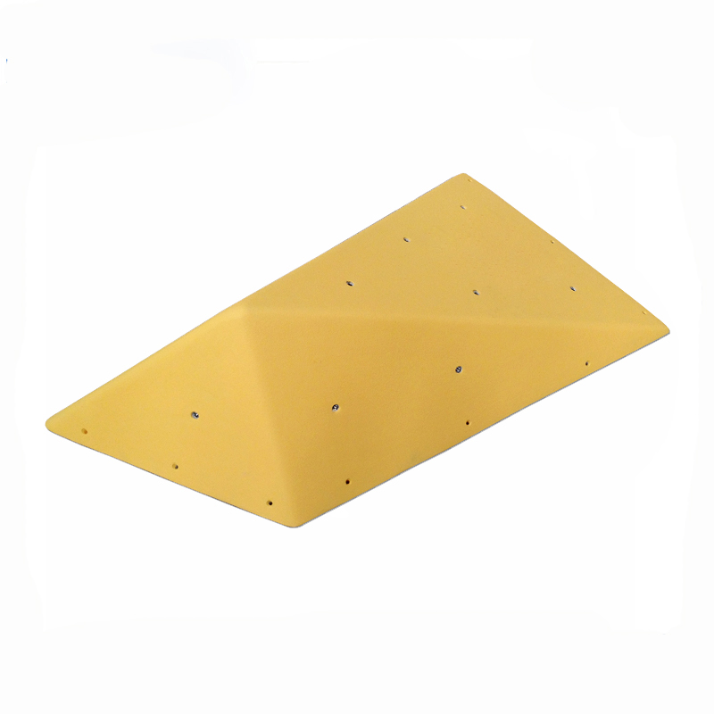 Lightweight 6.0 kg Yellow Fiberglass Pyramid Climbing Volume for Climbing Adventures