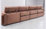 BN Furniture Sofa Italian Minimalist Scrub Sofa Leather Chair Sofa Chaise Corner