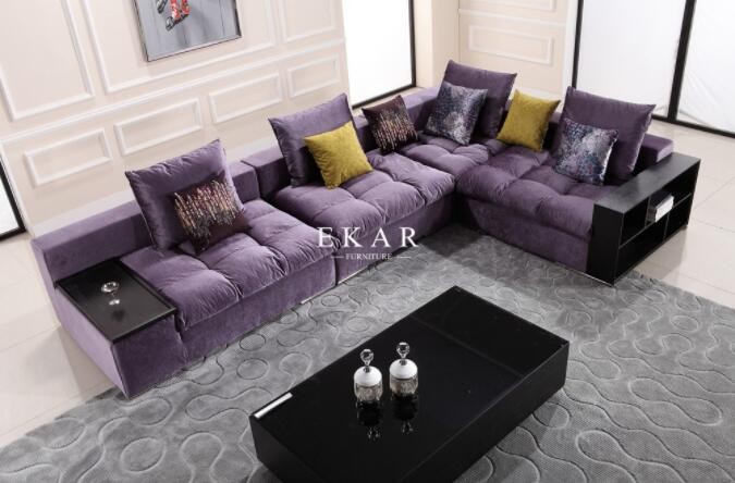 Fabric Sofa Set Funiture Home L Shaped Modern Couch For Sale