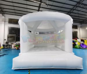 Wholesale 18OZ Inflatable Bounce Houses White Party Wedding Jumping Bouncer from china suppliers