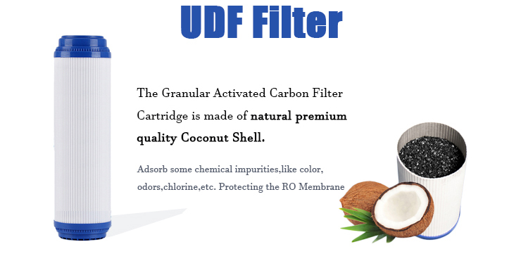 NO Private Mold Granular Activated Carbon 10 Inch Carbon Filter UDF GAC