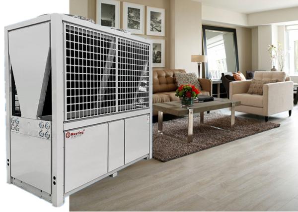 72KW Heat Pump Air Conditioning , Indoor Heating Hotel Airport Air Source Heat