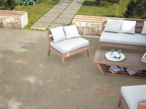 Wholesale Roughness Rock Porcelain Garden Tiles Cream Beige Color 400*800mm Size from china suppliers