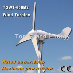 Wholesale TGWT-600M 600W 12V/24V/48 wind turbine Three phase permanent magnet AC synchronous generator from china suppliers